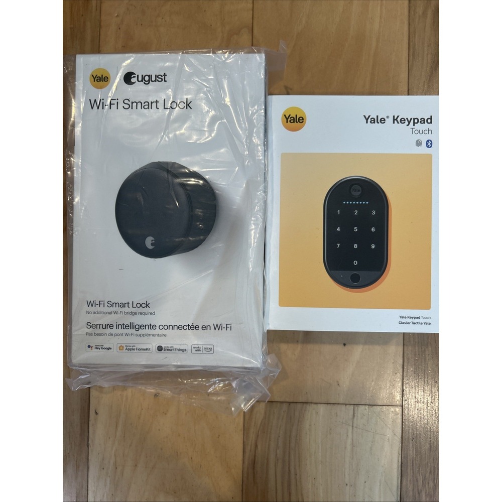 BRAND NEW Yale August Wi-Fi Smart Lock with Keypad Touch - Silver